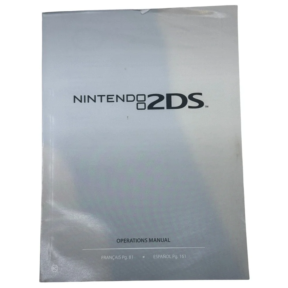 Nintendo 2DS Operations Manual Guide‎